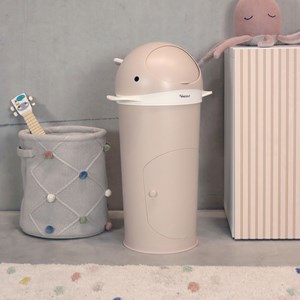 Poubelle à couches baleine sable