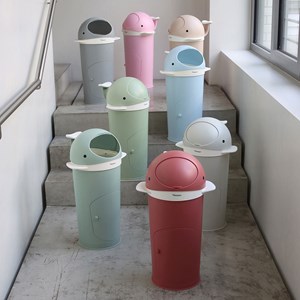 Poubelle à couches baleine sable