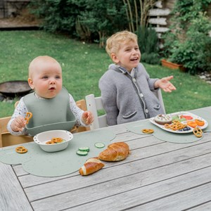 Set de table nuage pistache confettis