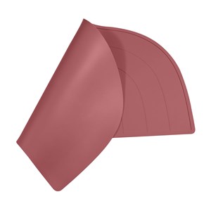 Set de table arc-en-ciel rose foncé