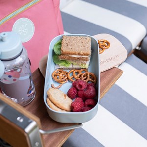 Lunch box ou boîte à goûter aquamarine
