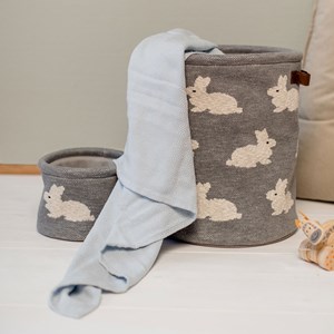 Petit panier de rangement lapin