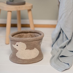 Petit panier de rangement canard