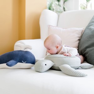 Doudou peluche baleine