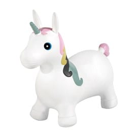 Animal sauteur gonflable licorne