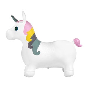 Animal sauteur gonflable licorne