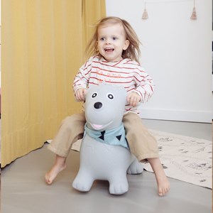 Animal sauteur gonflable chien