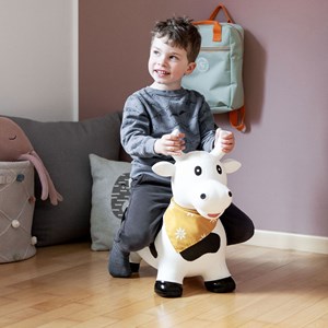 Animal sauteur gonflable vache