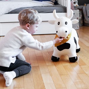 Animal sauteur gonflable vache