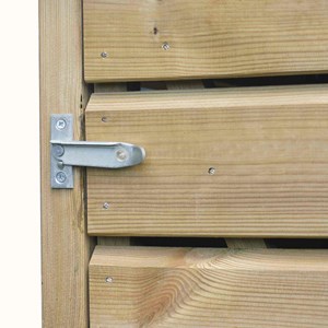 Cache poubelle en bois m neston