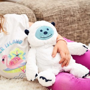 Peluche bouillotte yeti