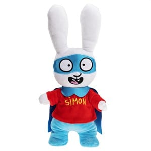 Bouillotte peluche simon super lapin