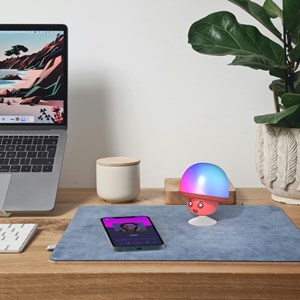 Mob - enceinte bluetooth mega mush rouge - mini enceinte