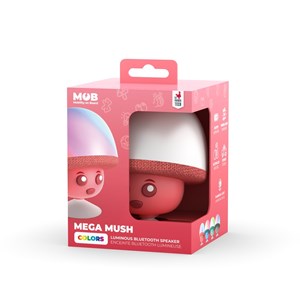 Mob - enceinte bluetooth mega mush rouge - mini enceinte