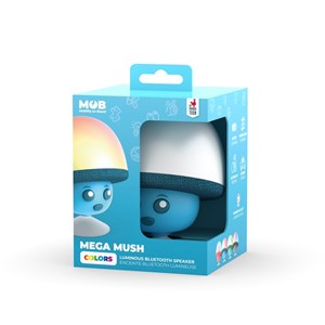 Mob - enceinte bluetooth mega mush bleu - mini enceinte