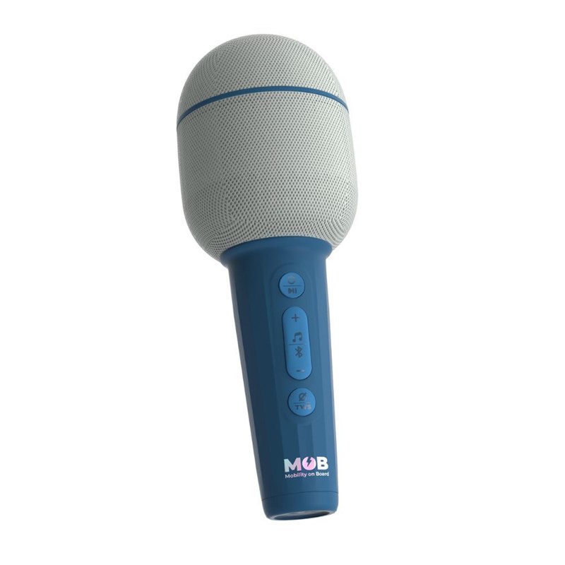 Mob - Micro karaoké bluetooth groovy navy bleu nuit - mob