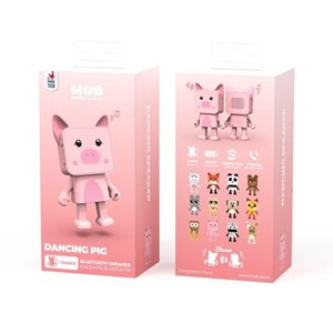 Mob - enceinte bluetooth dancing animal cochon - 3w