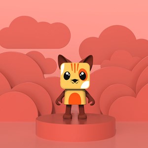 Mob - enceinte bluetooth dancing animal chat - 3w