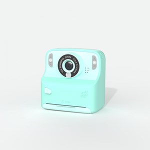 Camera pixiprint turquoise