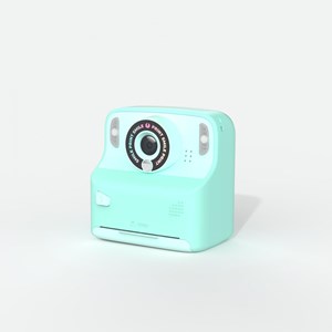 Camera pixiprint turquoise