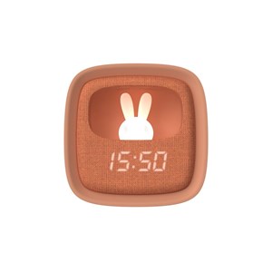 Réveil et veilleuse billy clock chocolat pour enfant - mob