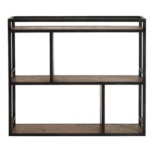 Etagère murale bois marron - manufacture