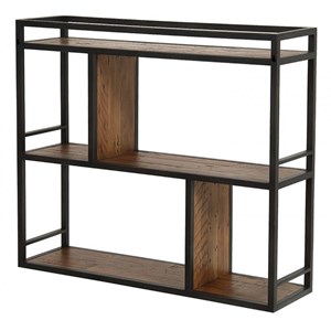 Etagère murale bois marron - manufacture