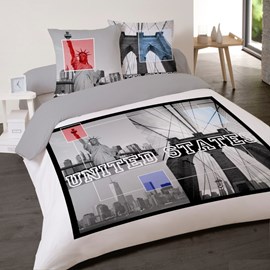 Housse de couette 240x220 + 2 taies