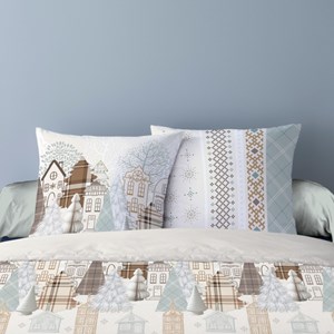 Housse de couette flanelle 240x220