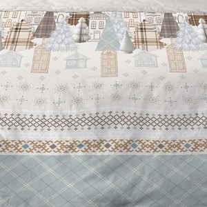 Housse de couette flanelle 240x220