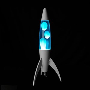 Lampe à lave design waterocket