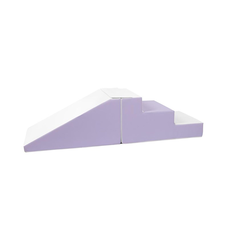Lot de 2 grands blocs en mousse lilas