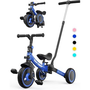 Tricycle enfant 1-4 ans  pliable 7-en-1