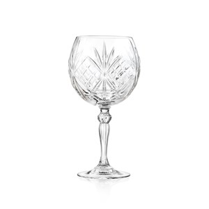 Boîte de 6 verres à pied  cocktail mélod