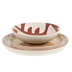 Assiette à dessert ambre 21 cm x6