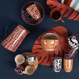 Plateau et ses 4 bols abel