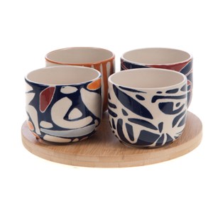 Plateau et ses 4 bols abel