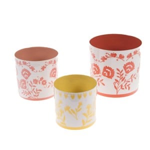 Set de 3 cache pots monica