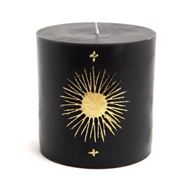 Bougie soleil 10 cm (lot de 4)