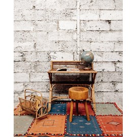 Yvan, le bureau en rotin n°18