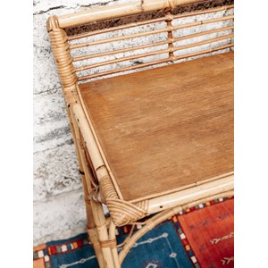 Yvan, le bureau en rotin n°18