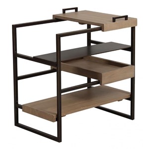 Bout de canapé plateau amovible bois