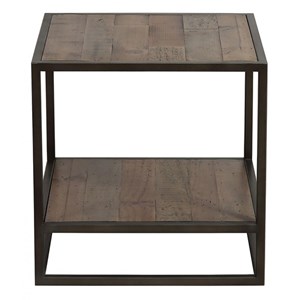 Bout de canapé bois marron - manufacture