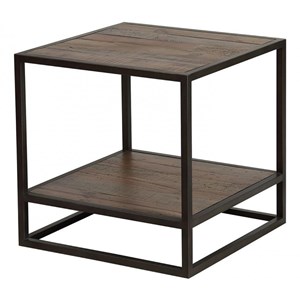 Bout de canapé bois marron - manufacture