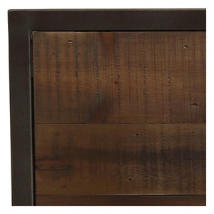 Bout de canapé bois marron - manufacture