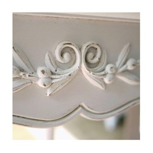 Table de chevet 1 tiroir mdf blanc -