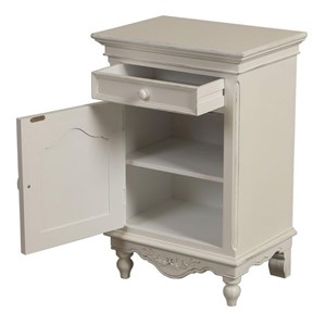 Table de chevet 1 porte charnière gauche