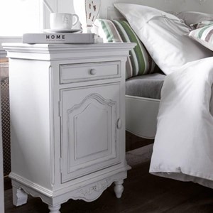 Table de chevet 1 porte charnière gauche