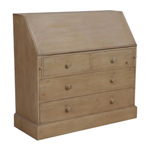 Grand scriban galbé bois beige - natural