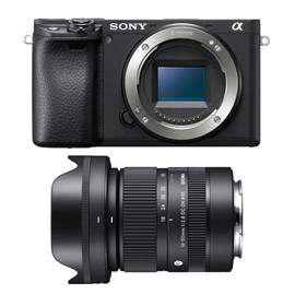 Sony alpha 6400 + sigma objectif 18-50mm f2.8 dc dn contemporary